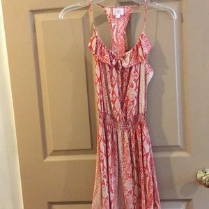 Parker snakeskin dress sz xs